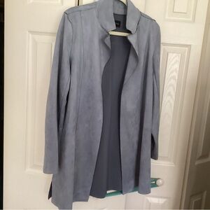 Elegant Gray Women's coat. Brand new slate blue